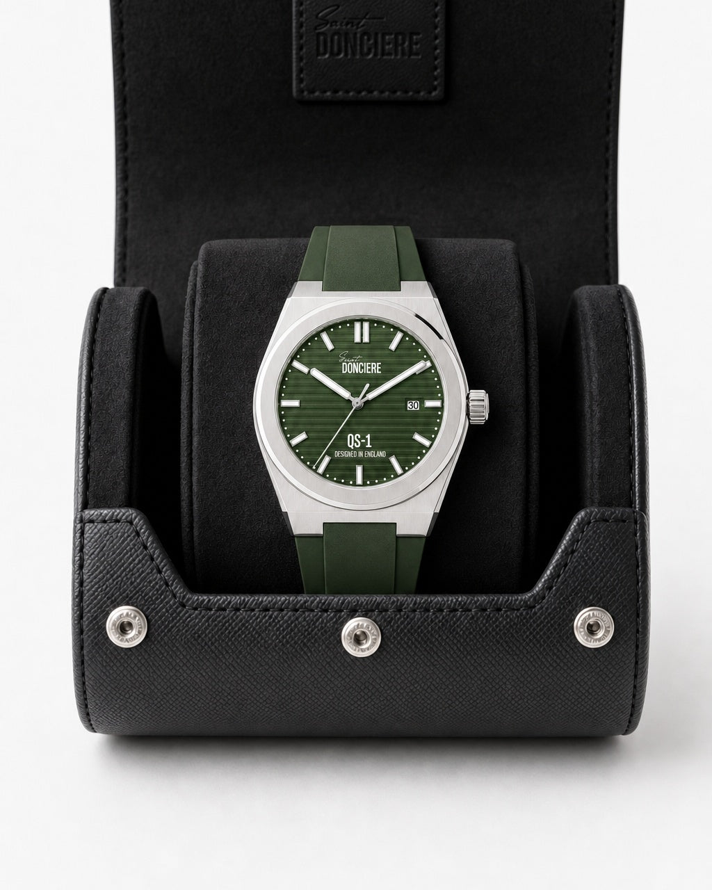 QS1 Hyper-Flex Moss Green with watch roll