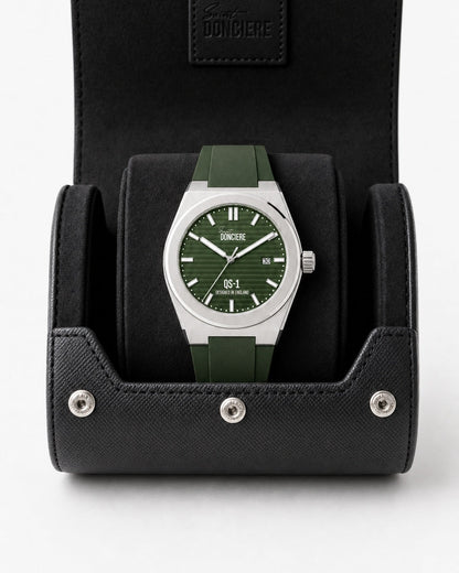 QS1 Hyper-Flex Moss Green with watch roll